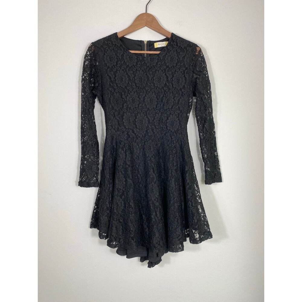 Altar'd State Lace Long Sleeve Fit & Flare Dress Small